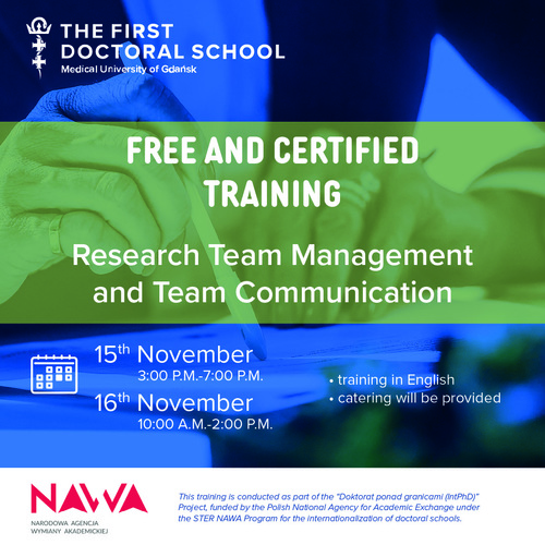 The training titled "Research Team Management + Team Communication"