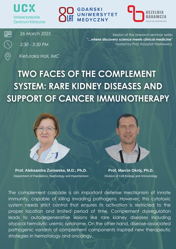 Research seminar "…where discovery science meets clinical medicine"