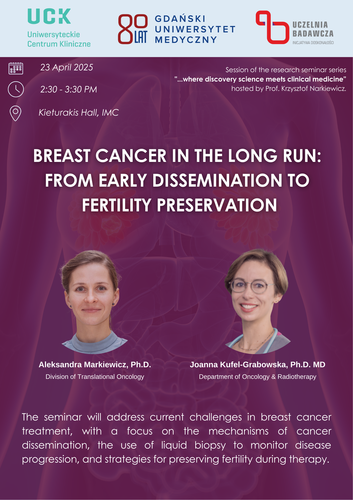 Research seminar "…where discovery science meets clinical medicine"